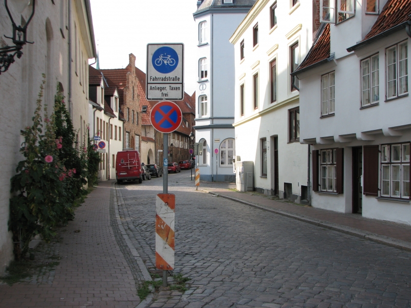 Pyöräkatu Lübeckissä